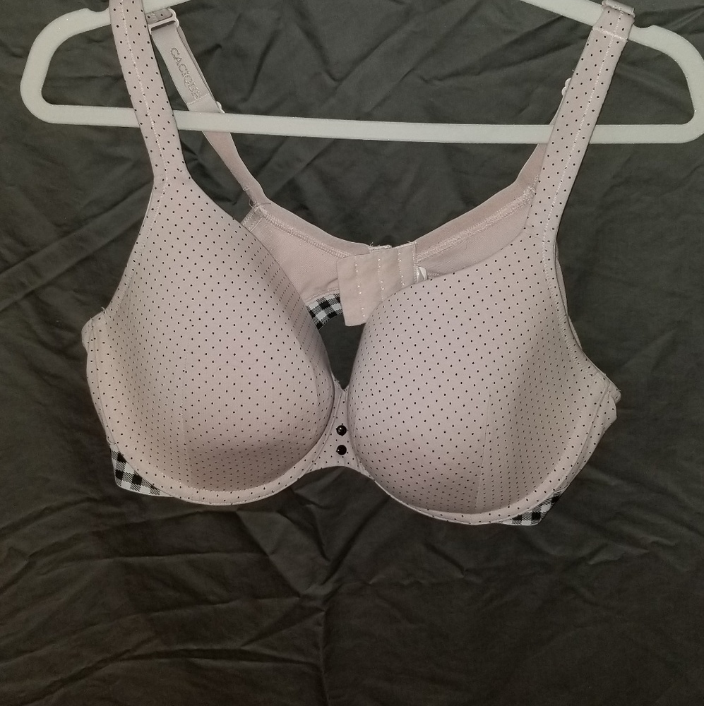 Cacique full-coverage pink bra
